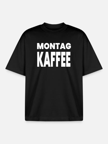 Kaffee - Boxy Heavyweight Unisex Organic T-Shirt von Stanley/Stella - Schwarz