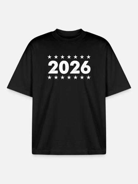 2026 Star Frame - Boxy Heavyweight Unisex Organic T-Shirt by Stanley/Stella - black