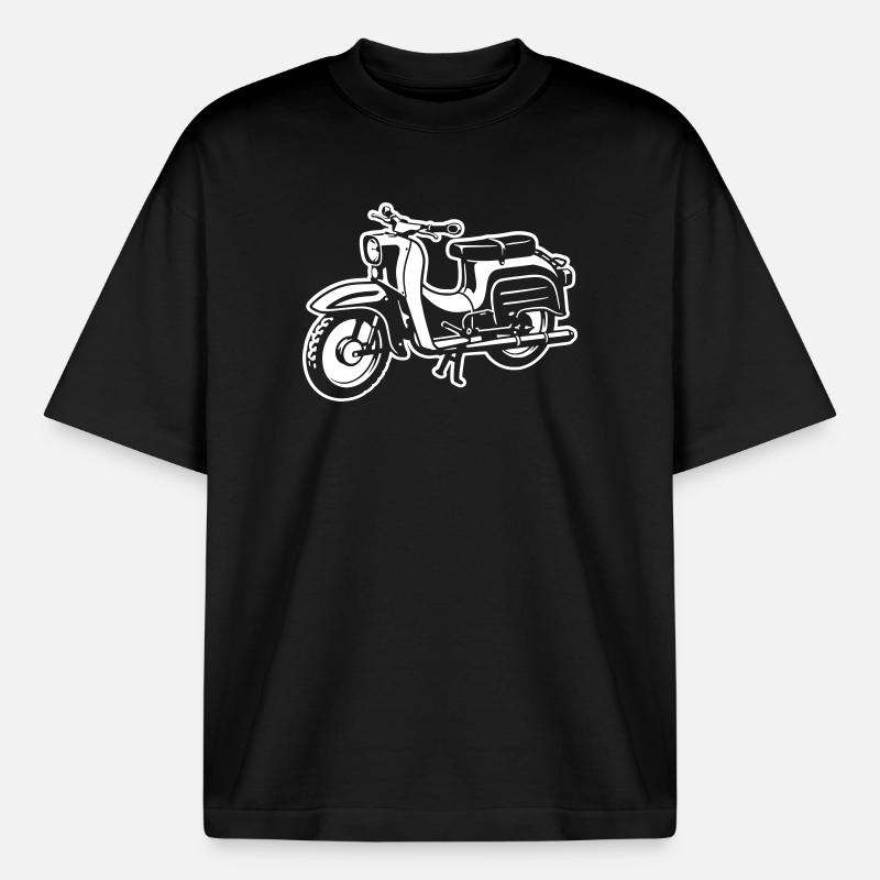 Schwalbe - Difference Image - Boxy Heavyweight Unisex Organic T-Shirt by Stanley/Stella - black