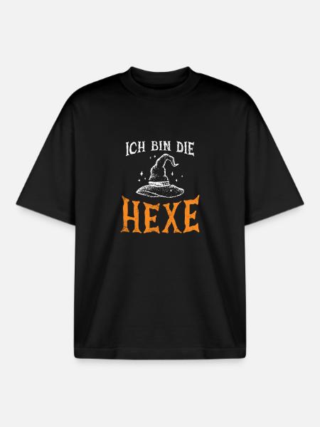 Ich Bin Die Hexe Halloween - Boxy Heavyweight Unisex Organic T-Shirt von Stanley/Stella - Schwarz