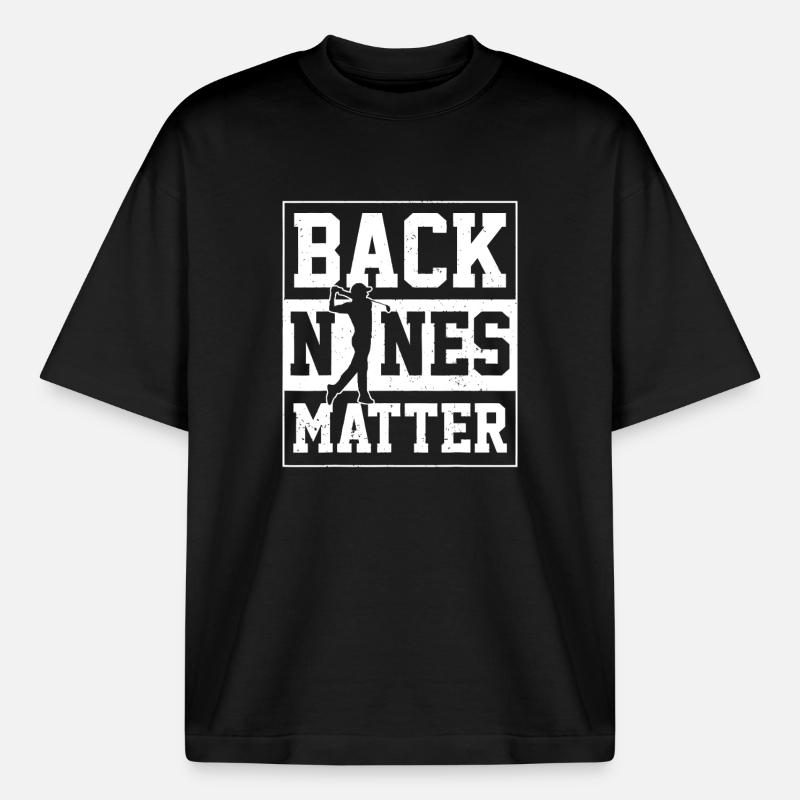 Backbones Matter - Boxy Heavyweight Unisex Organic T-Shirt by Stanley/Stella - black