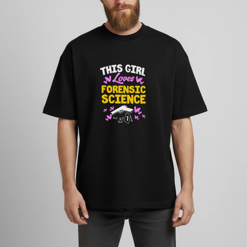 Forensics Forensic Experts Forensic Evidence Boxy Heavyweight Unisex Organic T-Shirt by Stanley/Stella