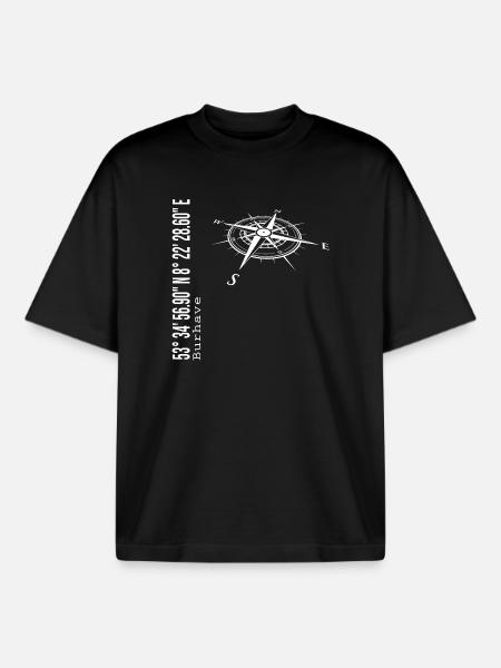 Burhave - Boxy Heavyweight Unisex Organic T-Shirt by Stanley/Stella - black