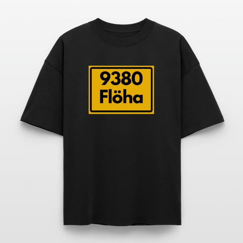 ANCIEN CODE POSTAL SAXE CODE POSTAL 9380 09557 FLÖHA T-shirt unisexe boxy épais biologique Stanley/Stella