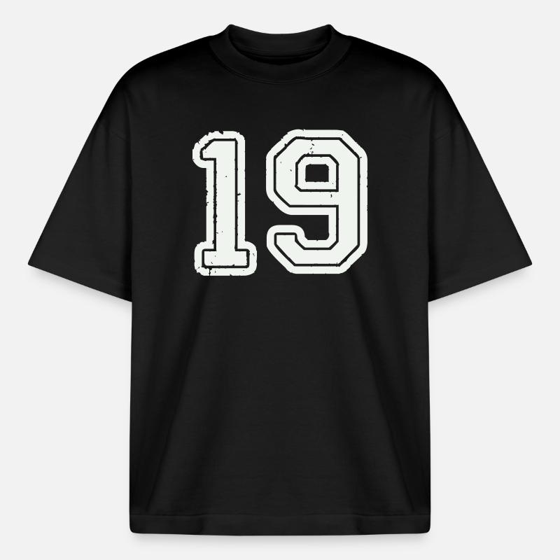 19 - T-shirt unisexe boxy épais biologique Stanley/Stella - noir