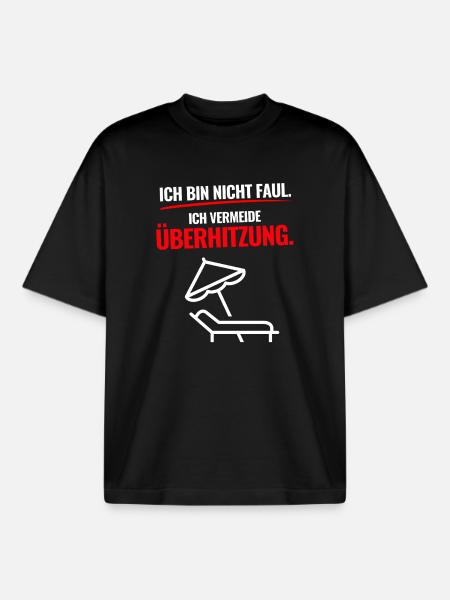Zu Heiß Für Leistung - Boxy Heavyweight Unisex Organic T-Shirt von Stanley/Stella - Schwarz