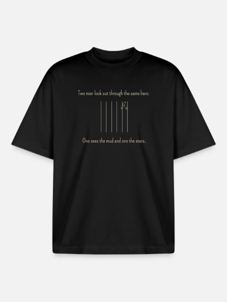 Der Klassiker für Perspektivenwechsel - Boxy Heavyweight Unisex Organic T-Shirt von Stanley/Stella - Schwarz