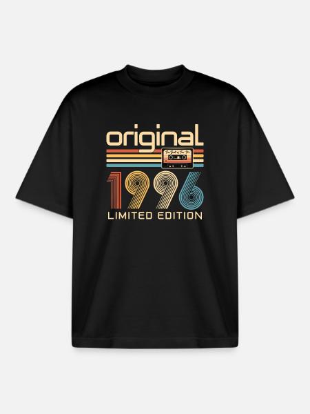 30th birthday, 30 years - Boxy Heavyweight Unisex Organic T-Shirt by Stanley/Stella - black
