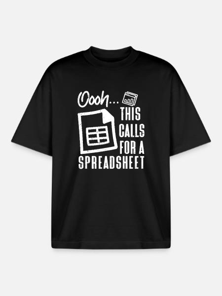 Oh, ça mérite un tableau - T-shirt unisexe boxy épais biologique Stanley/Stella - noir