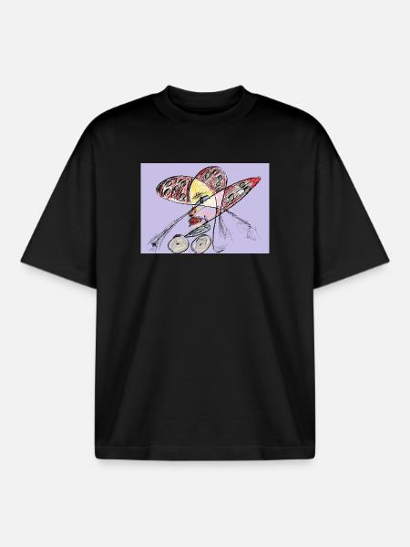 Der High-Fashion-Bürger - Boxy Heavyweight Unisex Organic T-Shirt von Stanley/Stella - Schwarz