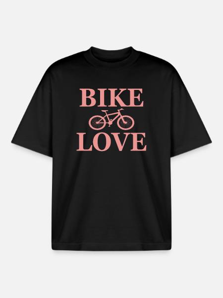 Vélo Vélo : Adore dire - T-shirt unisexe boxy épais biologique Stanley/Stella - noir