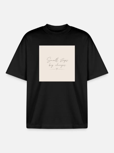 3BF53FEA-0E7A-4554-AD83-F170A37D2389 - Boxy Heavyweight Unisex Organic T-Shirt by Stanley/Stella - black