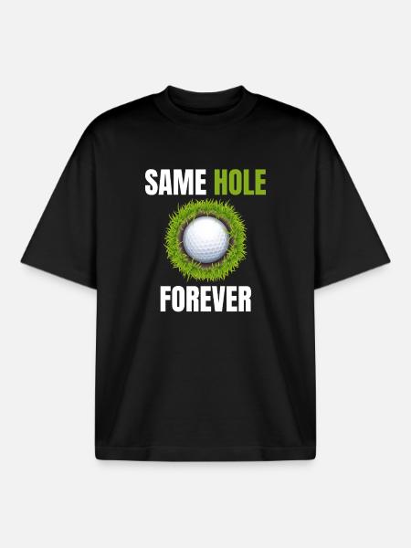 Bachelor Party Hole - Boxy Heavyweight Unisex Organic T-Shirt by Stanley/Stella - black