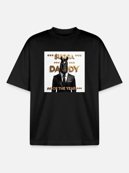 Sugga Daddy Horse Couture - Boxy Heavyweight Unisex Organic T-Shirt von Stanley/Stella - Schwarz