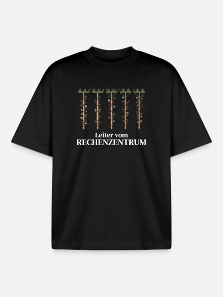 LEITER VOM RECHENZENTRUM - IT-Management - Boxy Heavyweight Unisex Organic T-Shirt von Stanley/Stella - Schwarz