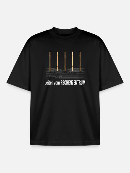 Leiter Vom Rechenzentrum Gartenarbeit Gärtner - Boxy Heavyweight Unisex Organic T-Shirt von Stanley/Stella - Schwarz
