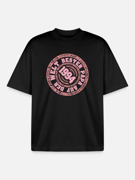 Father 1994 - Boxy Heavyweight Unisex Organic T-Shirt by Stanley/Stella - black