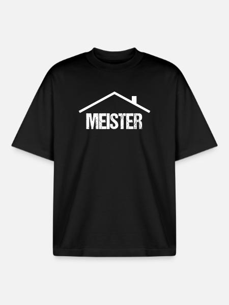 Hausmeister - Boxy Heavyweight Unisex Organic T-Shirt von Stanley/Stella - Schwarz