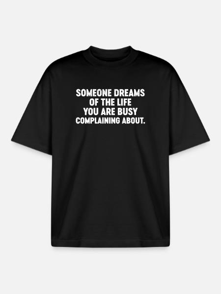 Positive Thinking Inspirational Motivational - Boxy Heavyweight Unisex Organic T-Shirt by Stanley/Stella - black