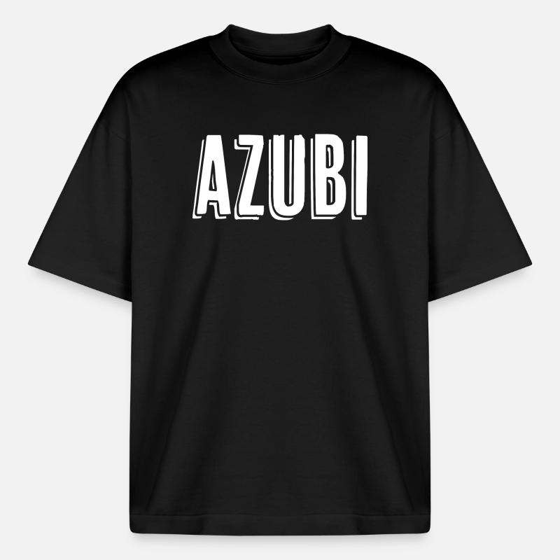 Azubi Tshirt Geschenkidee 23 - Boxy Heavyweight Unisex Organic T-Shirt von Stanley/Stella - Schwarz