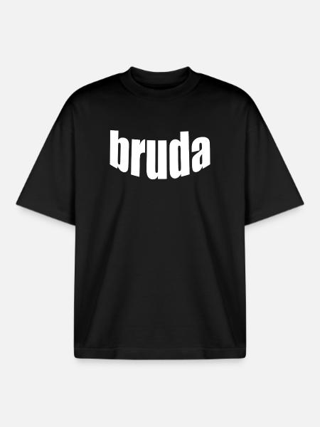 Bruda - T-shirt unisexe boxy épais biologique Stanley/Stella - noir