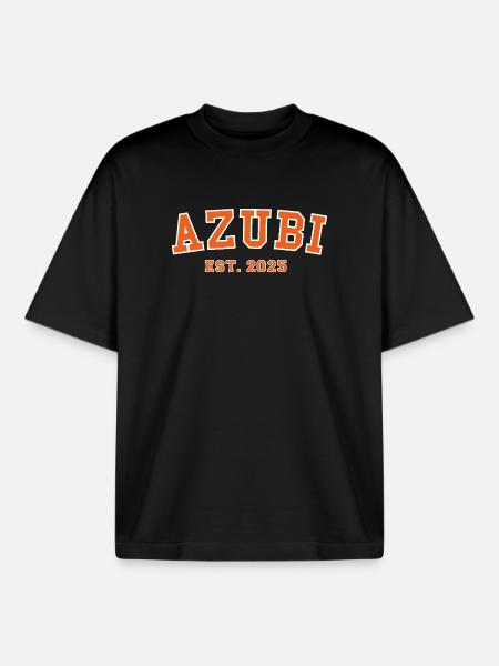 Azubi Beruf seit 2025 - Boxy Heavyweight Unisex Organic T-Shirt von Stanley/Stella - Schwarz