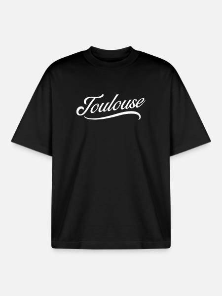 Toulouse - T-shirt unisexe boxy épais biologique Stanley/Stella - noir