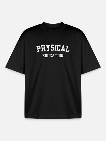 Sportlehrer Sporttrainer - Boxy Heavyweight Unisex Organic T-Shirt von Stanley/Stella - Schwarz