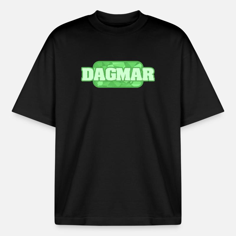 Dagmar - Heavyweight Boxy Unisex T-Shirt by Stanley/Stella - black