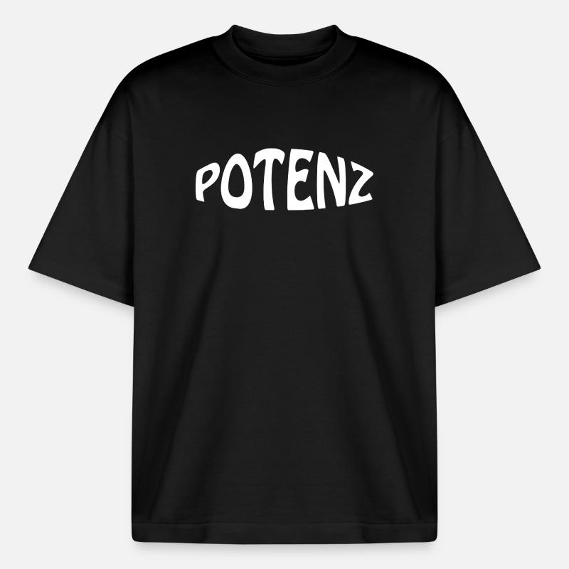 Power - Heavyweight Boxy Unisex T-Shirt by Stanley/Stella - black