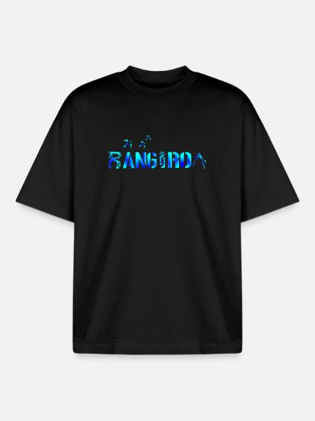 RANGIROA - T-shirt unisexe boxy épais biologique Stanley/Stella - noir