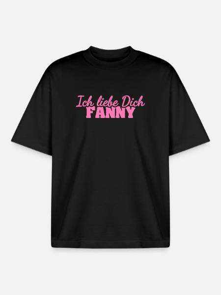 Fanny - Boxy Heavyweight Unisex Organic T-Shirt von Stanley/Stella - Schwarz
