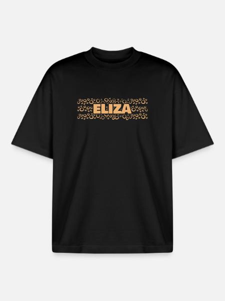 Geschenkidee Eliza - Boxy Heavyweight Unisex Organic T-Shirt von Stanley/Stella - Schwarz