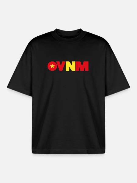 Viêt Nam - T-shirt unisexe boxy épais biologique Stanley/Stella - noir