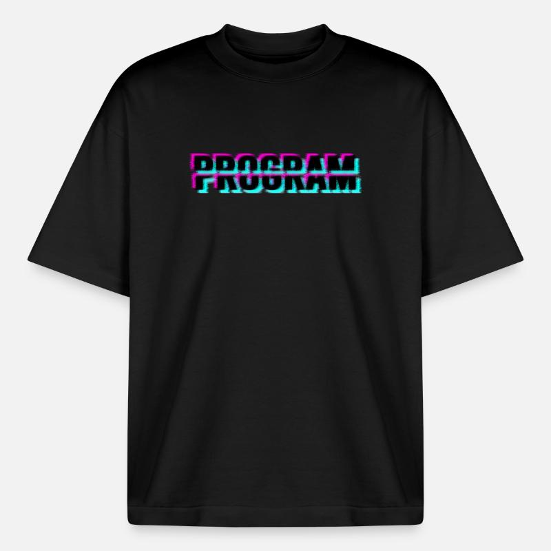 Computerprogramm - Boxy Heavyweight Unisex Organic T-Shirt von Stanley/Stella - Schwarz
