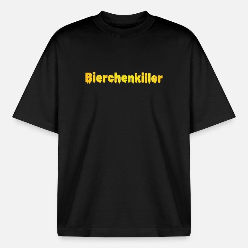 Bierchenkiller, Biertrinker, Bierchen, Bier - Heavyweight Unisex Boxy T-Shirt von stanley/stella	 - Schwarz