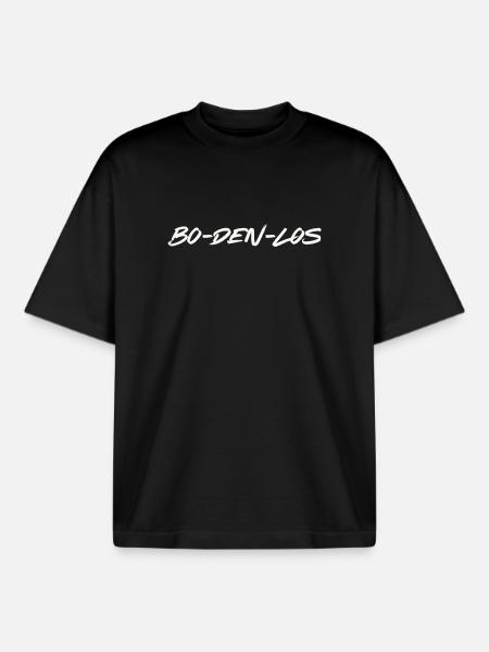 Das alles ist Bo-den-los - Boxy Heavyweight Unisex Organic T-Shirt von Stanley/Stella - Schwarz