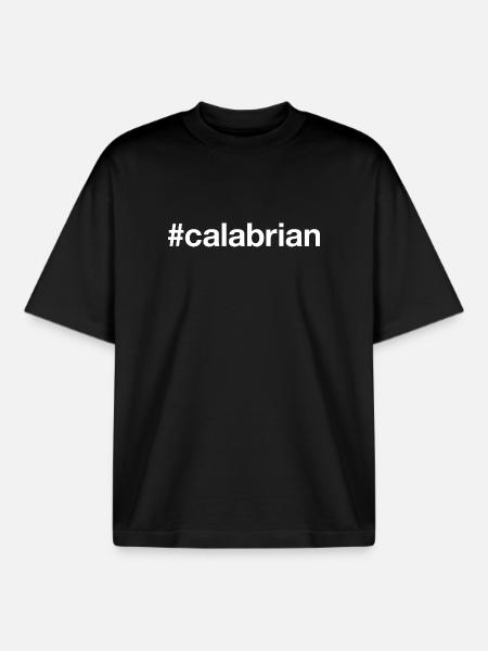 Calabrian Calabria - Boxy Heavyweight Unisex Organic T-Shirt by Stanley/Stella - black