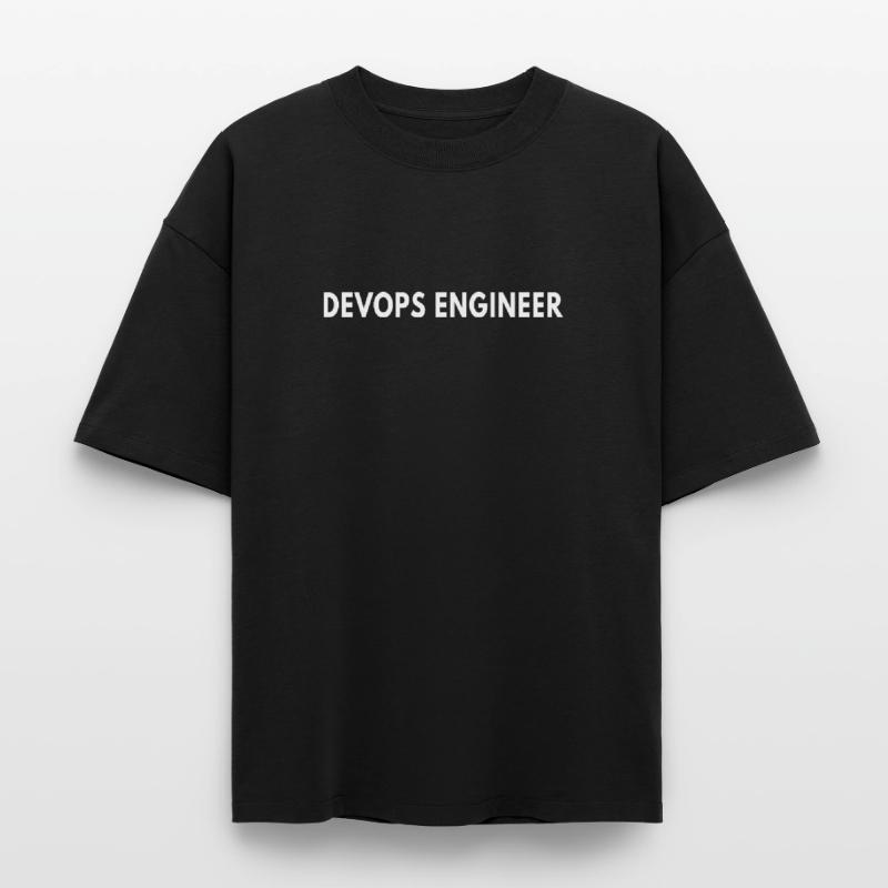 DevOps Engineer - Funny Tech Definition & Coding  Boxy Heavyweight Unisex Organic T-Shirt by Stanley/Stella