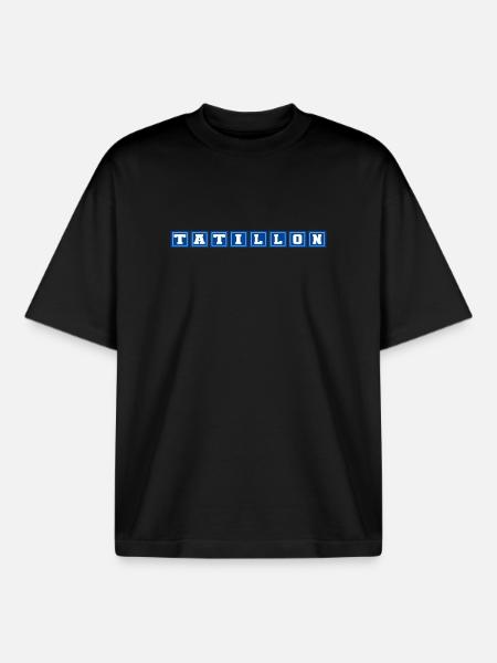 Wählerisch - Boxy Heavyweight Unisex Organic T-Shirt von Stanley/Stella - Schwarz