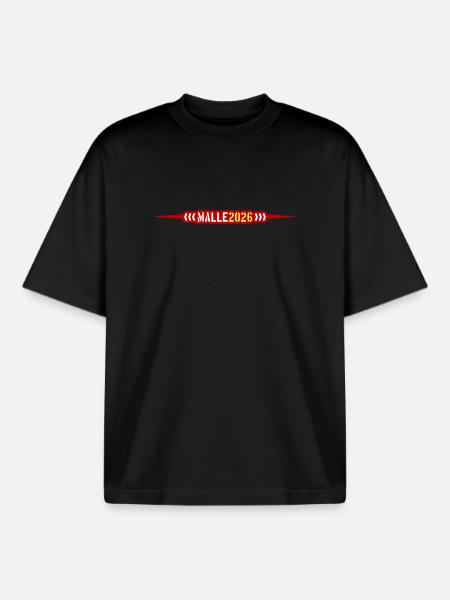 Malle 2026 Mallorca - Boxy Heavyweight Unisex Organic T-Shirt by Stanley/Stella - black