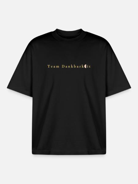 Botschaft - Team Dankbarkeit - Boxy Heavyweight Unisex Organic T-Shirt von Stanley/Stella - Schwarz