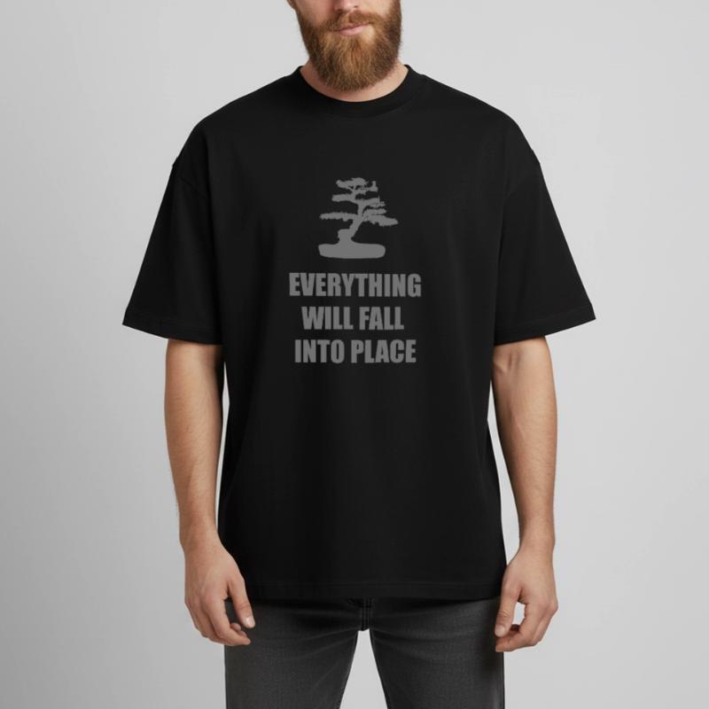 Everything Will Fall Into Place Mindset Tee Boxy Heavyweight Unisex Organic T-Shirt by Stanley/Stella