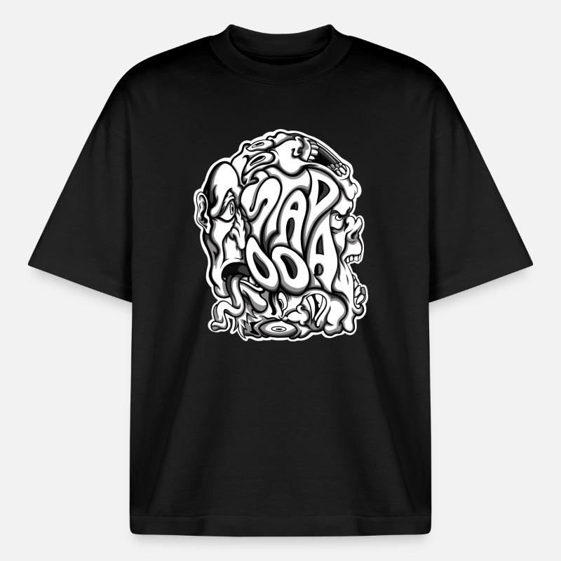 Stapooa2 - Heavyweight Unisex Boxy T-Shirt von stanley/stella	 - Schwarz