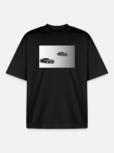 Auto - Boxy Heavyweight Unisex Organic T-Shirt von Stanley/Stella - Schwarz