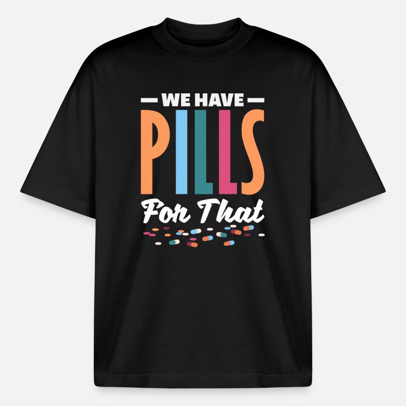 Apotheker Pharmazeutisch-technischer - Boxy Heavyweight Unisex Organic T-Shirt von Stanley/Stella - Schwarz