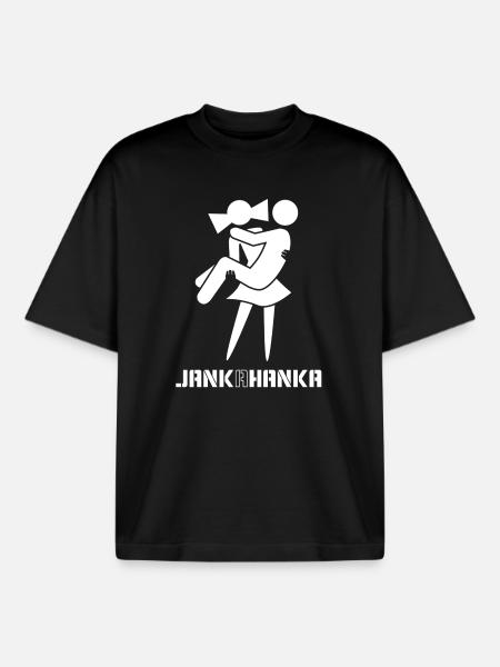 JANK A HANKA - T-shirt unisexe boxy épais biologique Stanley/Stella - noir