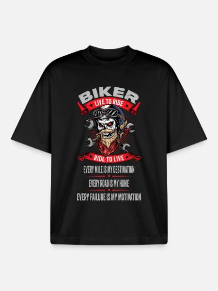 Every Miles is my Destination - Boxy Heavyweight Unisex Organic T-Shirt von Stanley/Stella - Schwarz