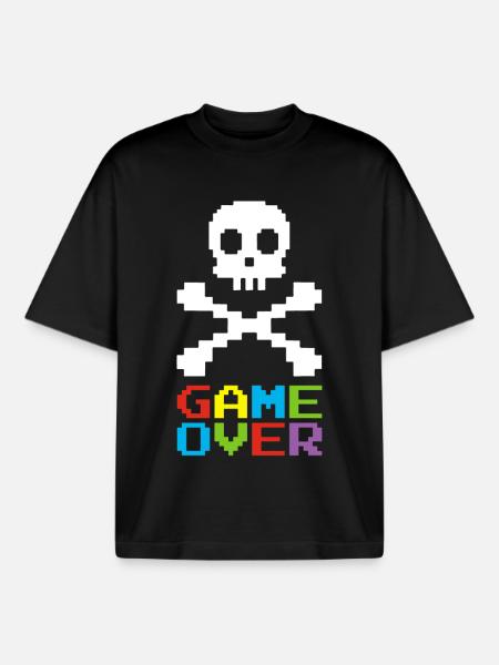 Endgame - Boxy Heavyweight Unisex Organic T-Shirt by Stanley/Stella - black