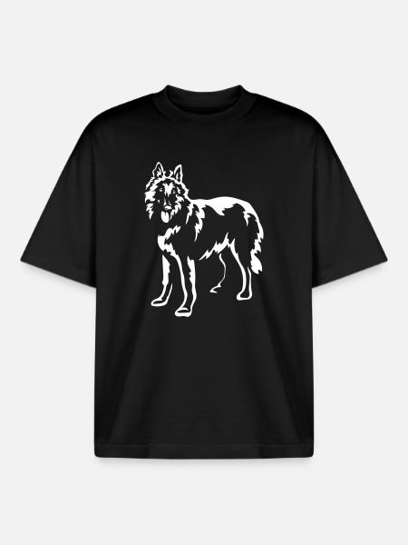 Tervueren "Black Edition" - Boxy Heavyweight Unisex Organic T-Shirt by Stanley/Stella - black